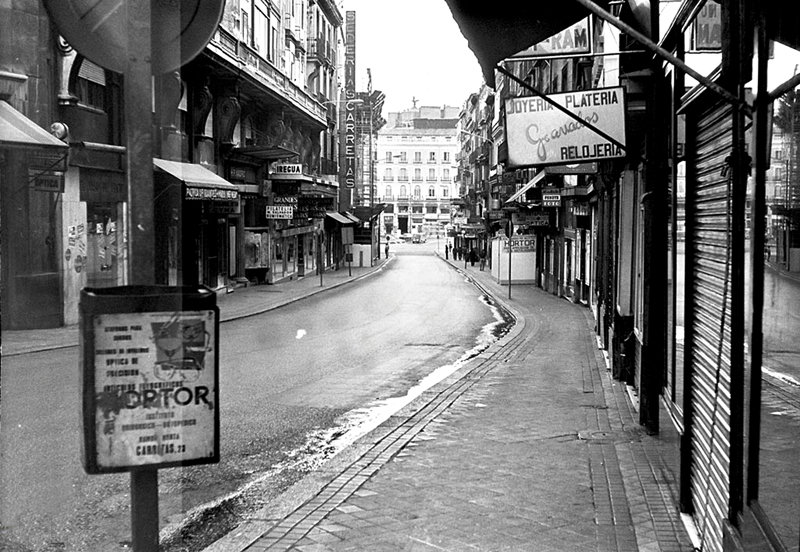 La calle Carretas en 1974