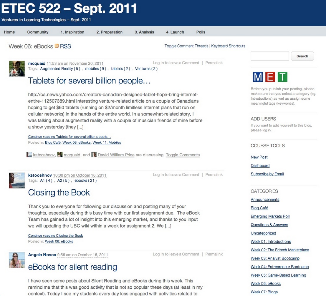 Figure 11.9.5 The University of British Columbia's ETEC 522