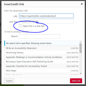 Links – BCampus Open Education Accessibility Toolkit